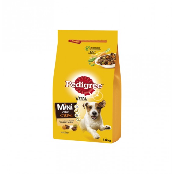 PEDIGREE ADULT MINI POLLO <10KG. BP94R 6UNX1,4KG.